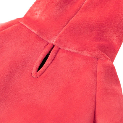 Šiltas veliūrinis megztinis šuniu