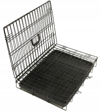 Metalinis narvas šuns transportavimui 91x62x70 cm