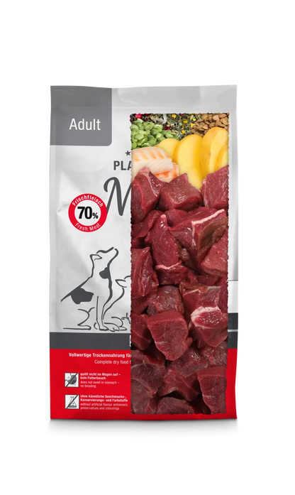 Platinum Adult Mini sausas pašaras mažų veislių šunims su jautiena 900g