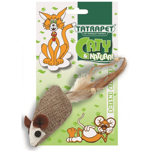 Medžiaginis žaislas katėms CATY & NATURAL