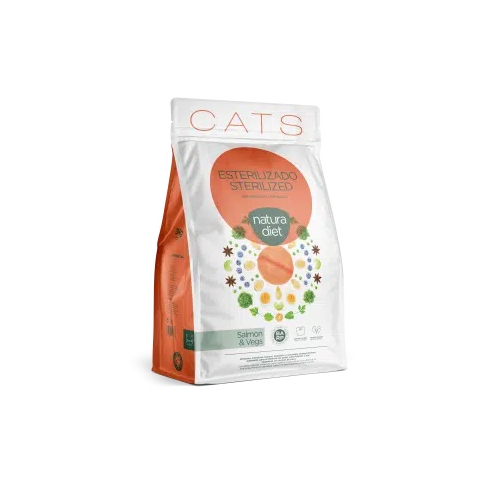 Sterilized Salmon sausas maistas sterilizuotoms katėms