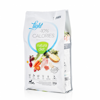 Natura Diet Light -10% Calories sausas maistas šunims 3kg