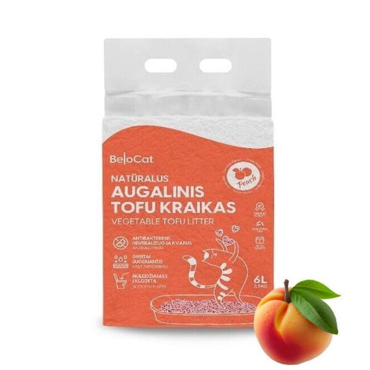 Belocat TOFU kraikas 6L/2,5kg (Persikų kvapo)