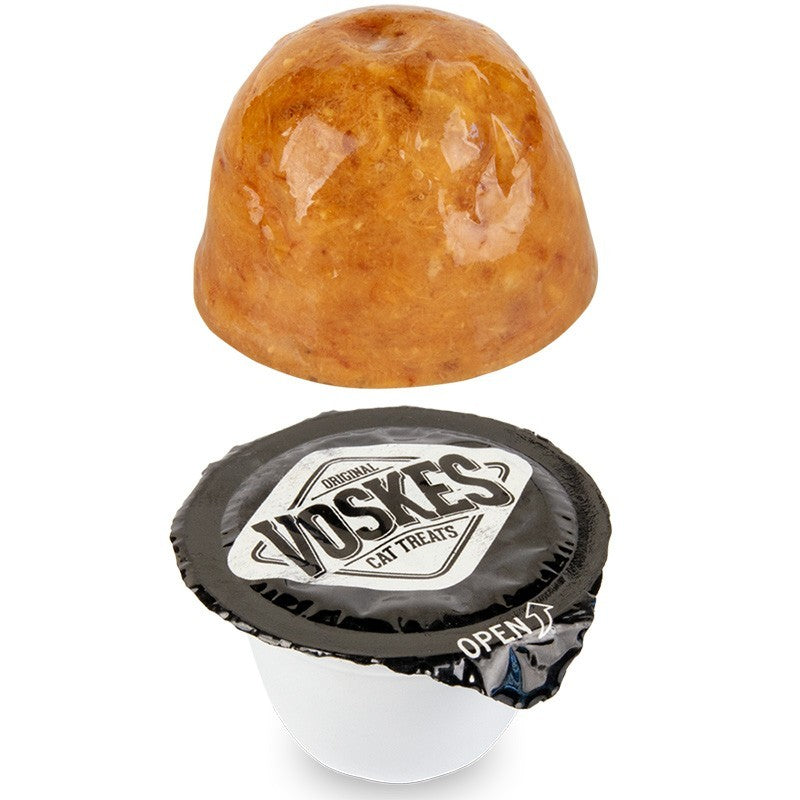 Voskes Jelly Cups Tuna & Chicken - želė su tunu ir vištiena, skanėstas katėms, 6x25g