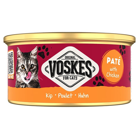 Voskes Paté drėgnas maistas katėms su vištiena 85g